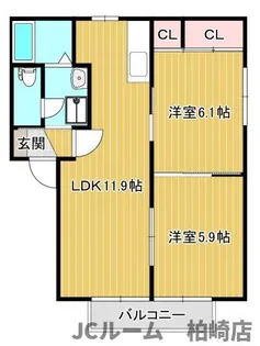 新潟県柏崎市半田2丁目【アパート】の間取り
