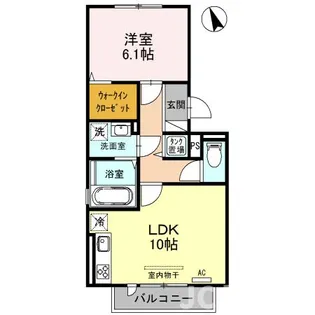 プレアセ—ナ南川【2階】の間取り