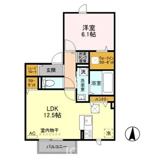 新潟県柏崎市三和町【アパート】の間取り