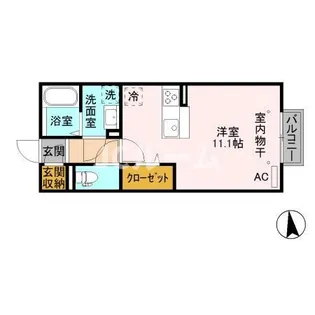 アステール寺町【1階】の間取り