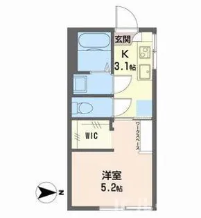 グリーンパレス フィロソフィー【1階】の間取り