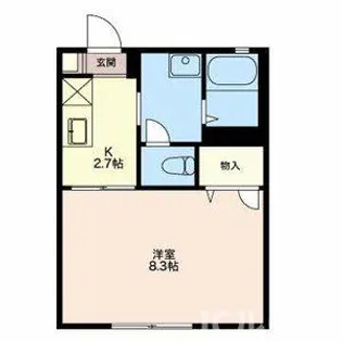 ディアスK&M B【102号室】の間取り