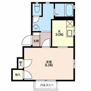 ハイドランジア【2階】の間取り