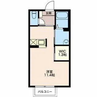 シャーメゾン 高田C【2階】の間取り