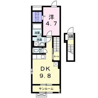 イーストガーデン【2階】の間取り