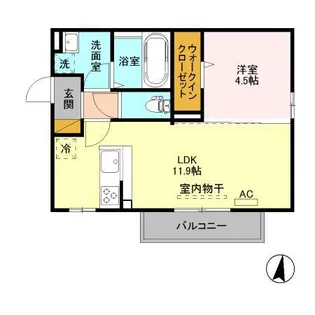 エスポワール【3階】の間取り