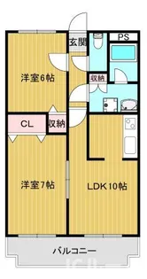新潟県柏崎市西山町鬼王【マンション】の間取り