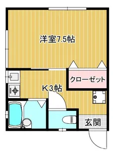 レスト鴨島【102号室】の間取り