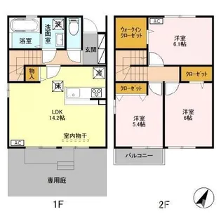 ガルリポーズⅡの間取り