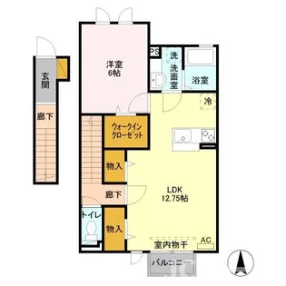セーフハウス【2階】の間取り