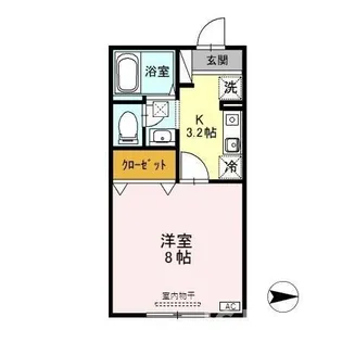 マイルド C【1階】の間取り