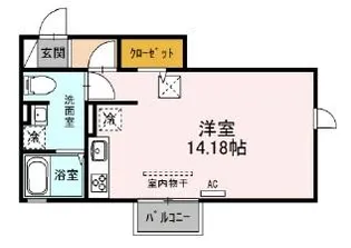 growing【102号室】の間取り