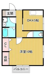 グランドール【1階】の間取り
