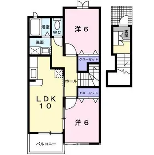 メリーハウス A【2階】の間取り
