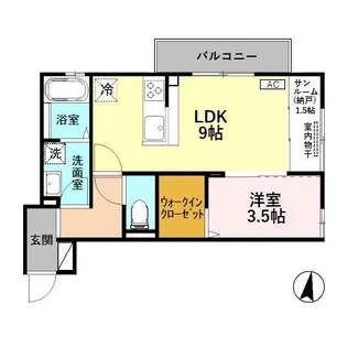 エスポワール【3階】の間取り