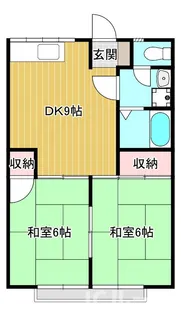 コーポカスガ【103号室】の間取り