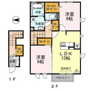 セントポーリア【2階】の間取り