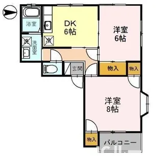 J’sパレス【2階】の間取り