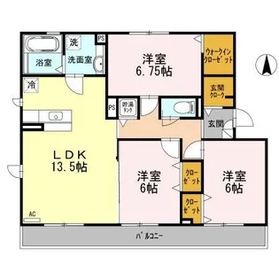 グランリーオ Ⅱ【2階】の間取り