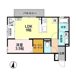 エスポワール【3階】の間取り