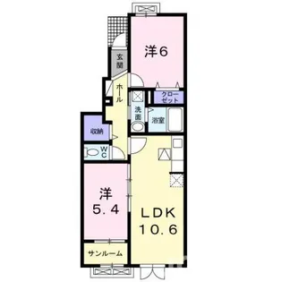 四ケ所ヒルズ【1階】の間取り