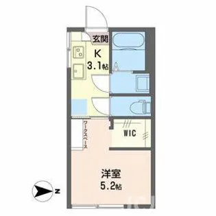 グリーンパレス フィロソフィー【2階】の間取り