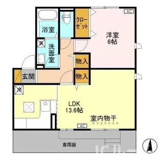 レセンテ【1階】の間取り