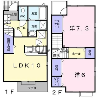 バレーパーク Ⅲ【1階】の間取り