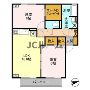 フィルコート新町参番館【2階】の間取り