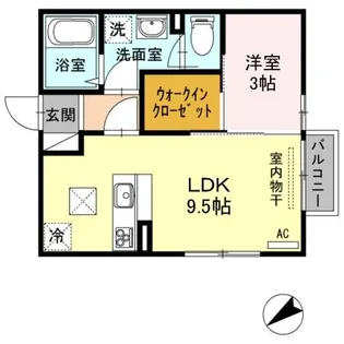 Glanz−K105【1階】の間取り