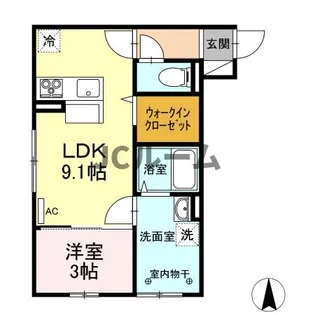 セレーノリリー【2階】の間取り