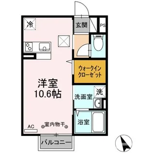 カーサ シエロ【1階】の間取り