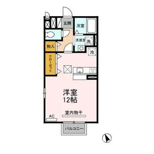 プレシャス【1階】の間取り