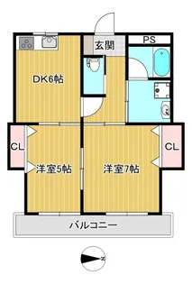メゾンスバル【303号室】の間取り