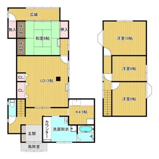柏崎市春日レントハウス【1号室】の間取り