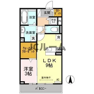 レジデンシィズ東城East【202号室】の間取り