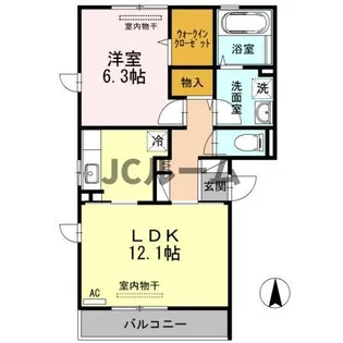 フォーシーズンズ【3階】の間取り