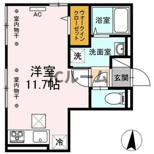 ファースト・ハイツ八幡【105号室】の間取り