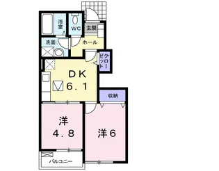 グラン ソレイユ C【1階】の間取り