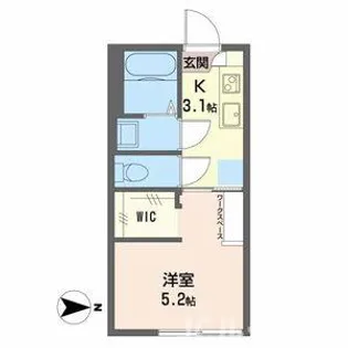 グリーンパレス フィロソフィー【2階】の間取り