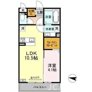 グランコンフォート C【1階】の間取り