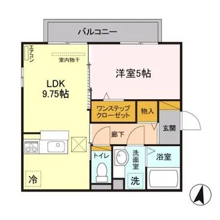 リュミエール A【1階】の間取り
