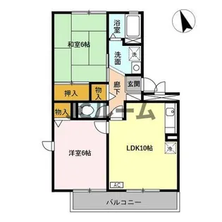 パークホームズ豊【3階】の間取り