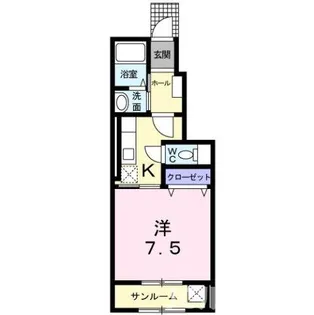 グラン・ジュール【1階】の間取り