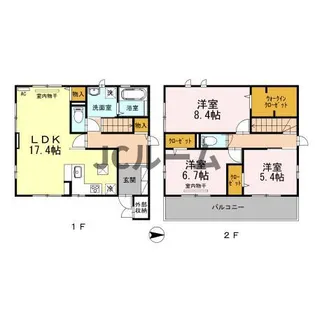 東城テラスFの間取り