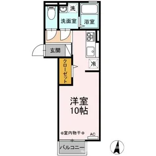 サンリジェール春日新田【2階】の間取り