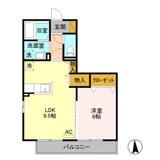 プルメリア【3階】の間取り