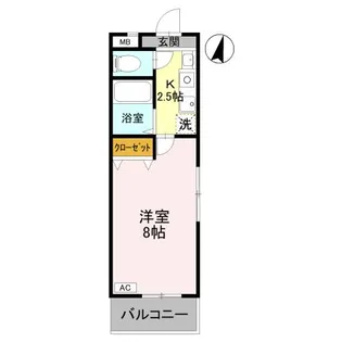 エクセレントコートC【1階】の間取り