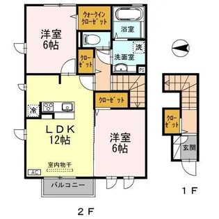 セントポーリア【2階】の間取り