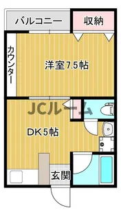 ステージア【2C号室】の間取り